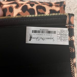 SqueezMeSkinny waist trainer corset sexy leopard cheetah print zip up small